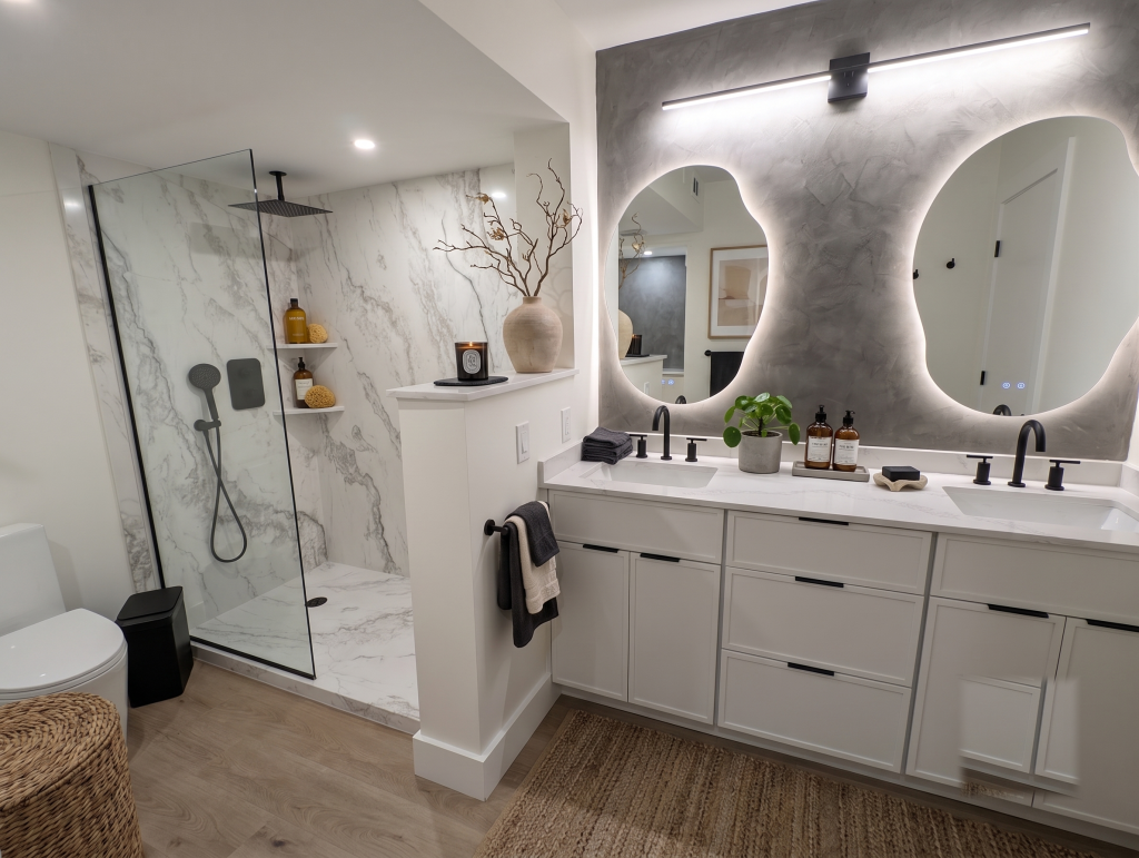 Bathroom remodeling project