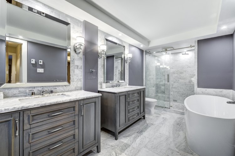 Bathroom remodeling project