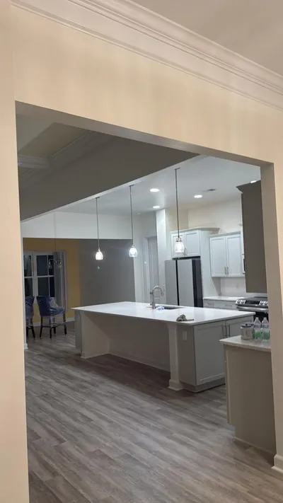 Cabinet painting project in Savannah