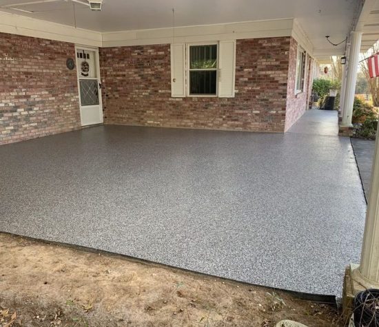 Concrete coating project