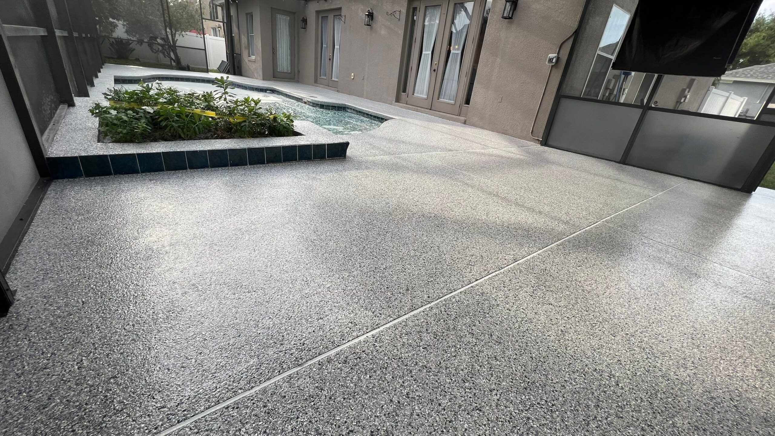 Concrete coating project