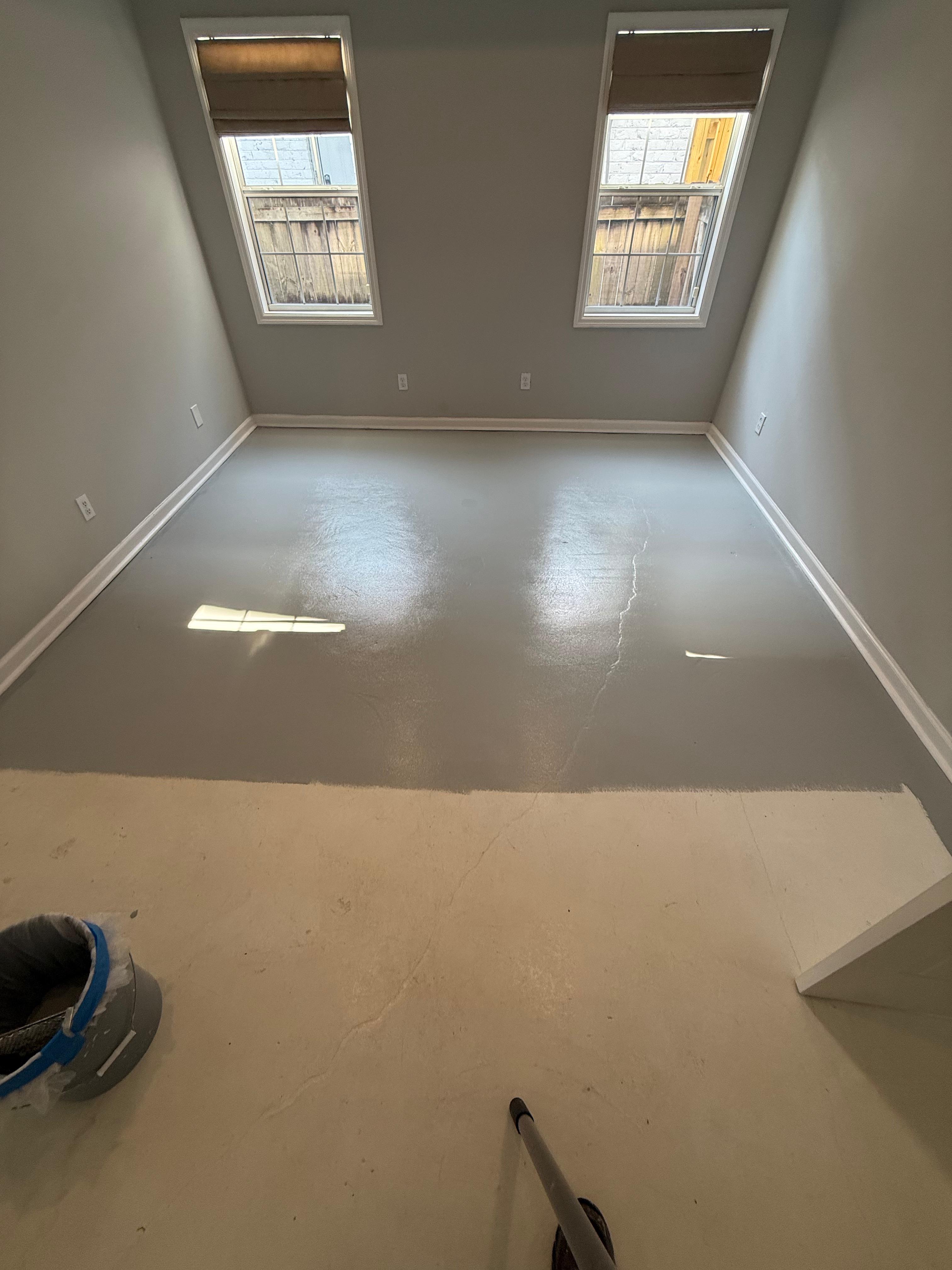 Epoxy flooring project