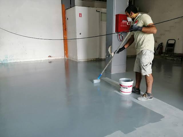 Epoxy flooring project
