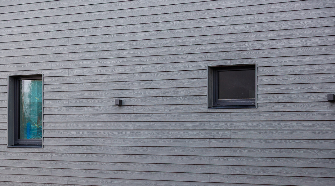 Siding installation project