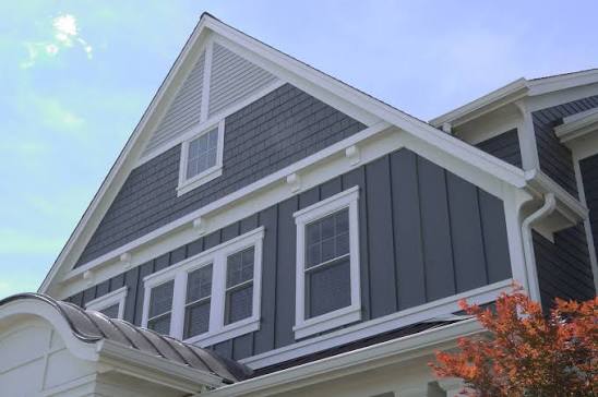 Siding installation project