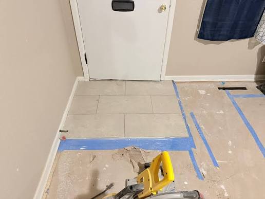Flooring and tile project