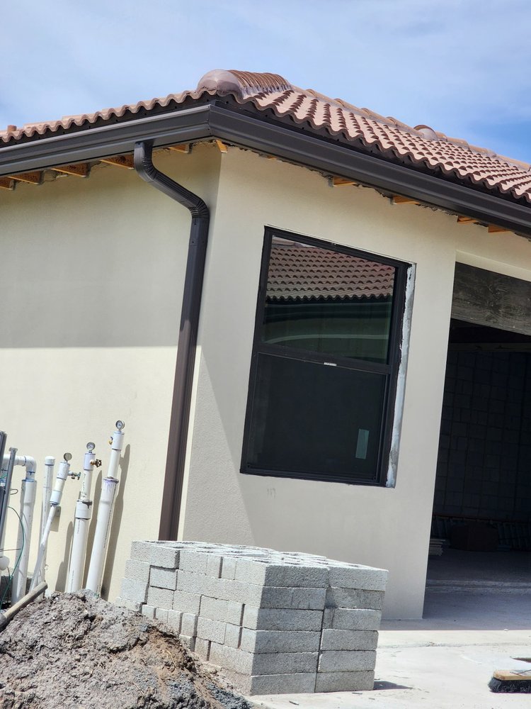 Gutter installation project