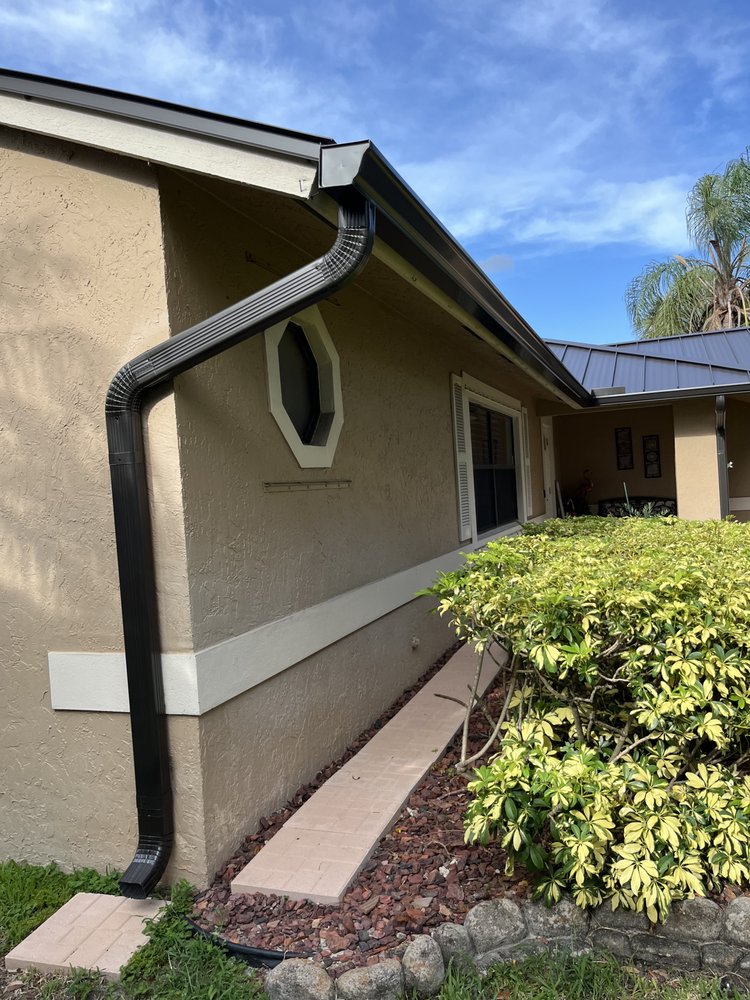 Gutter installation project