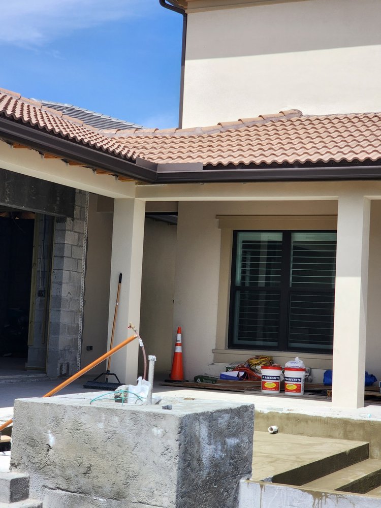 Gutter installation project
