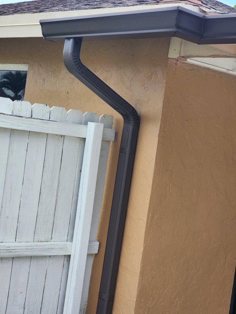 Gutter installation project