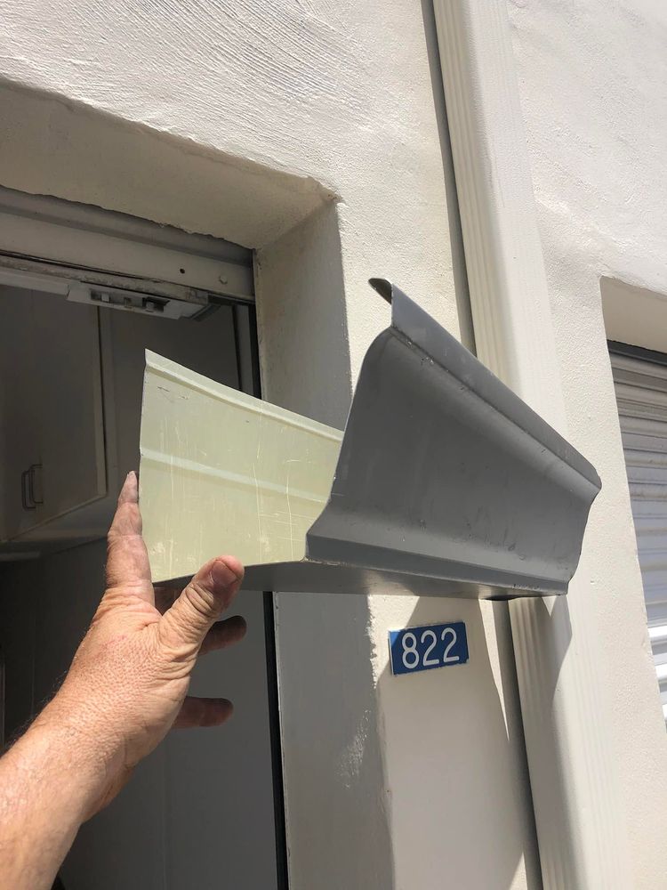 Gutter installation project