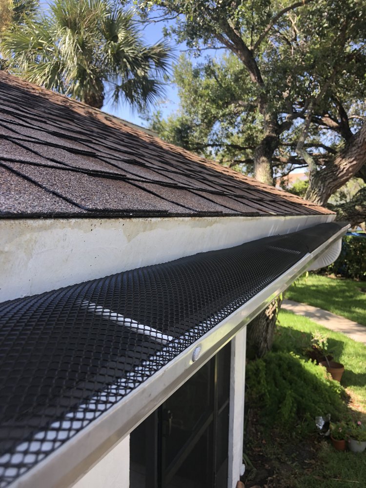 Gutter installation project