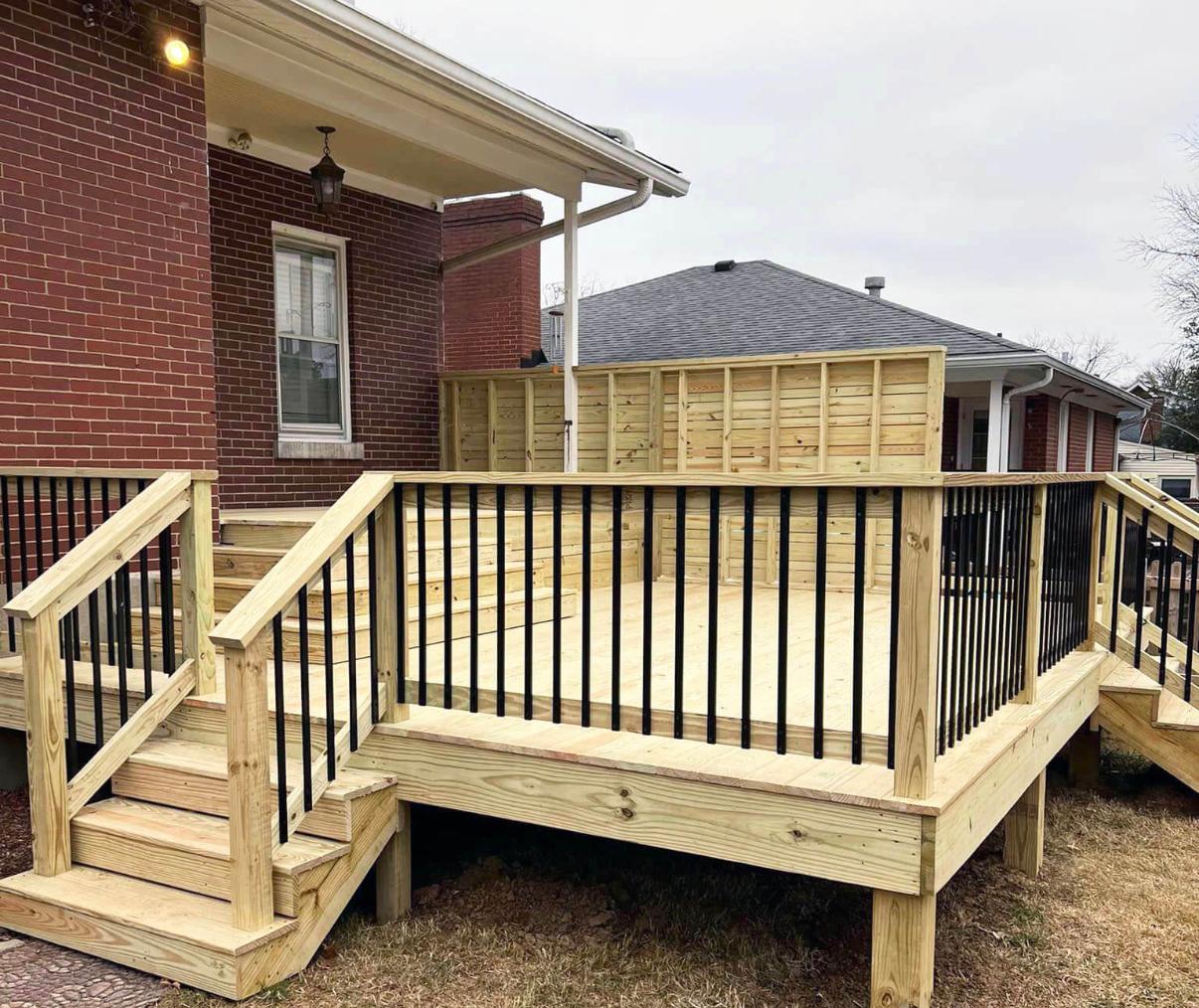 Deck and staining project