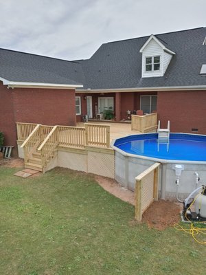 Deck and staining project