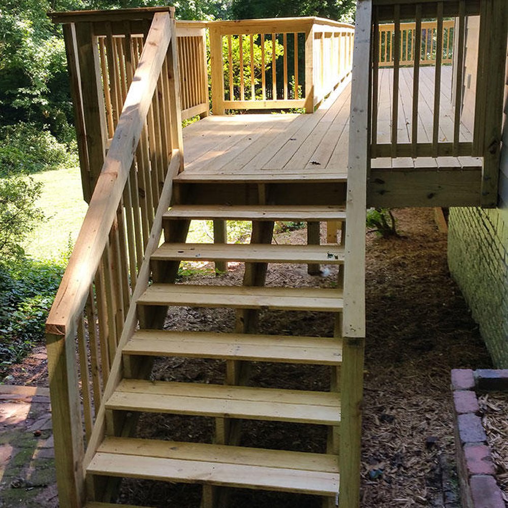 Deck and staining project