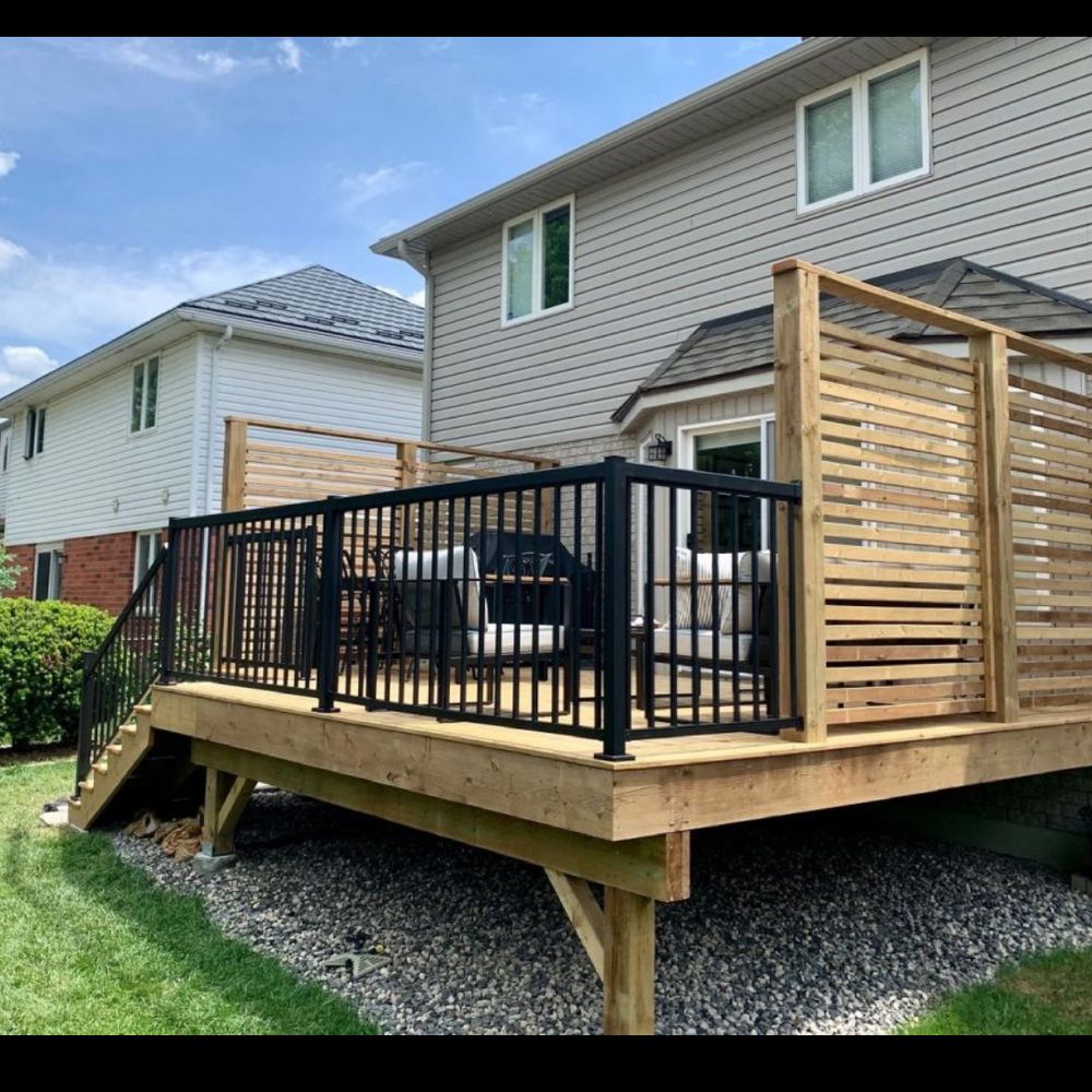 Deck and staining project