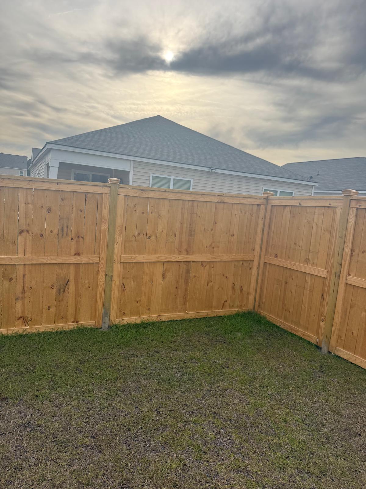 Fence installation project