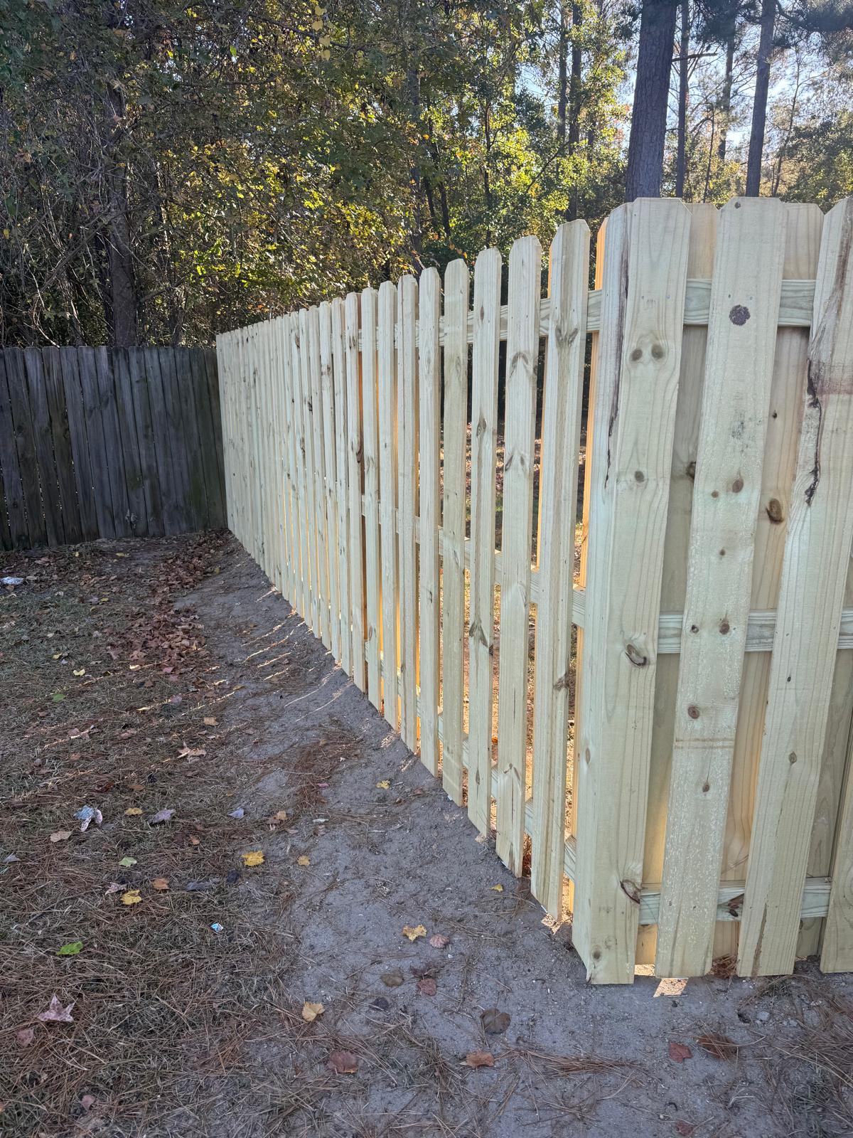 Fence installation project