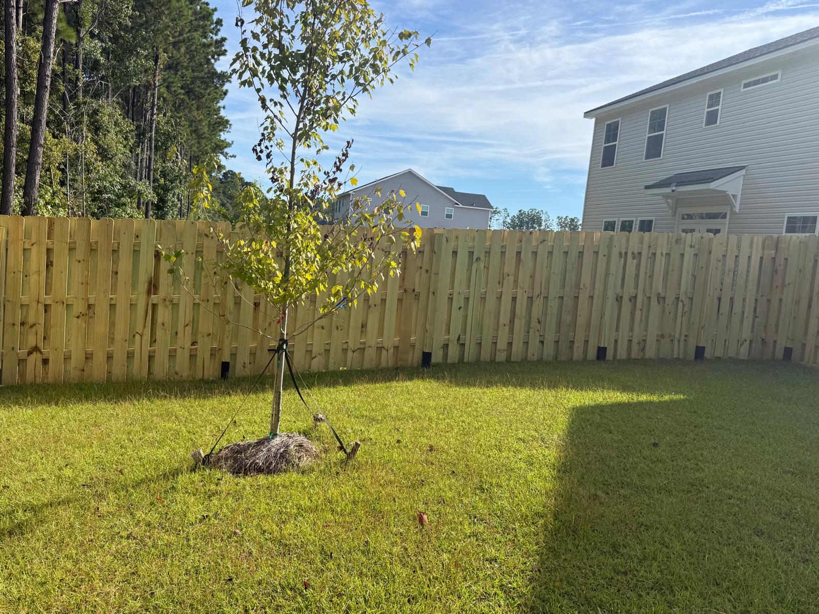 Fence installation