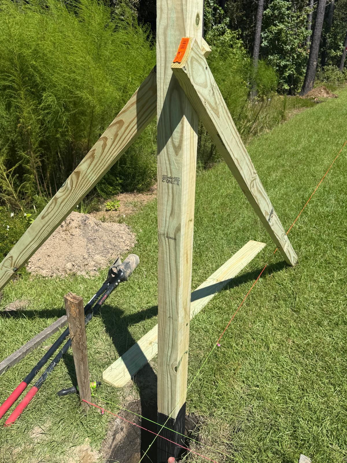 Fence installation
