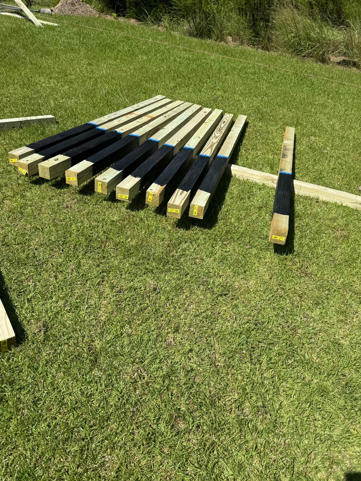 Fence installation