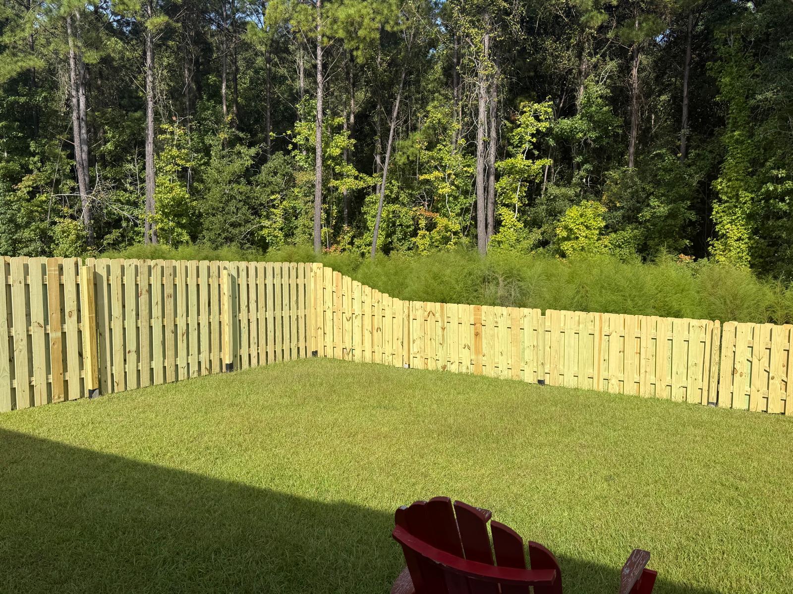 Fence installation