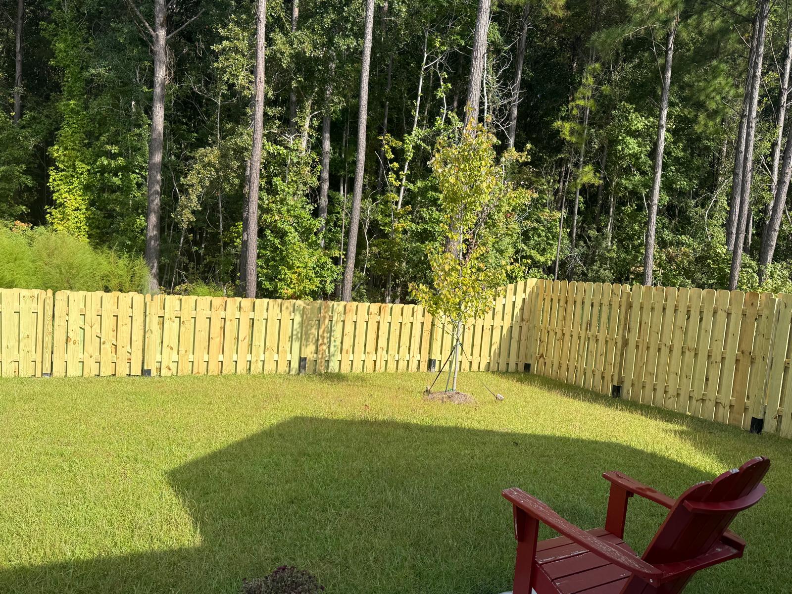 Fence installation