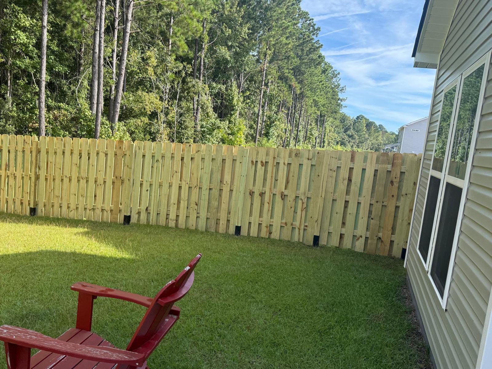 Fence installation