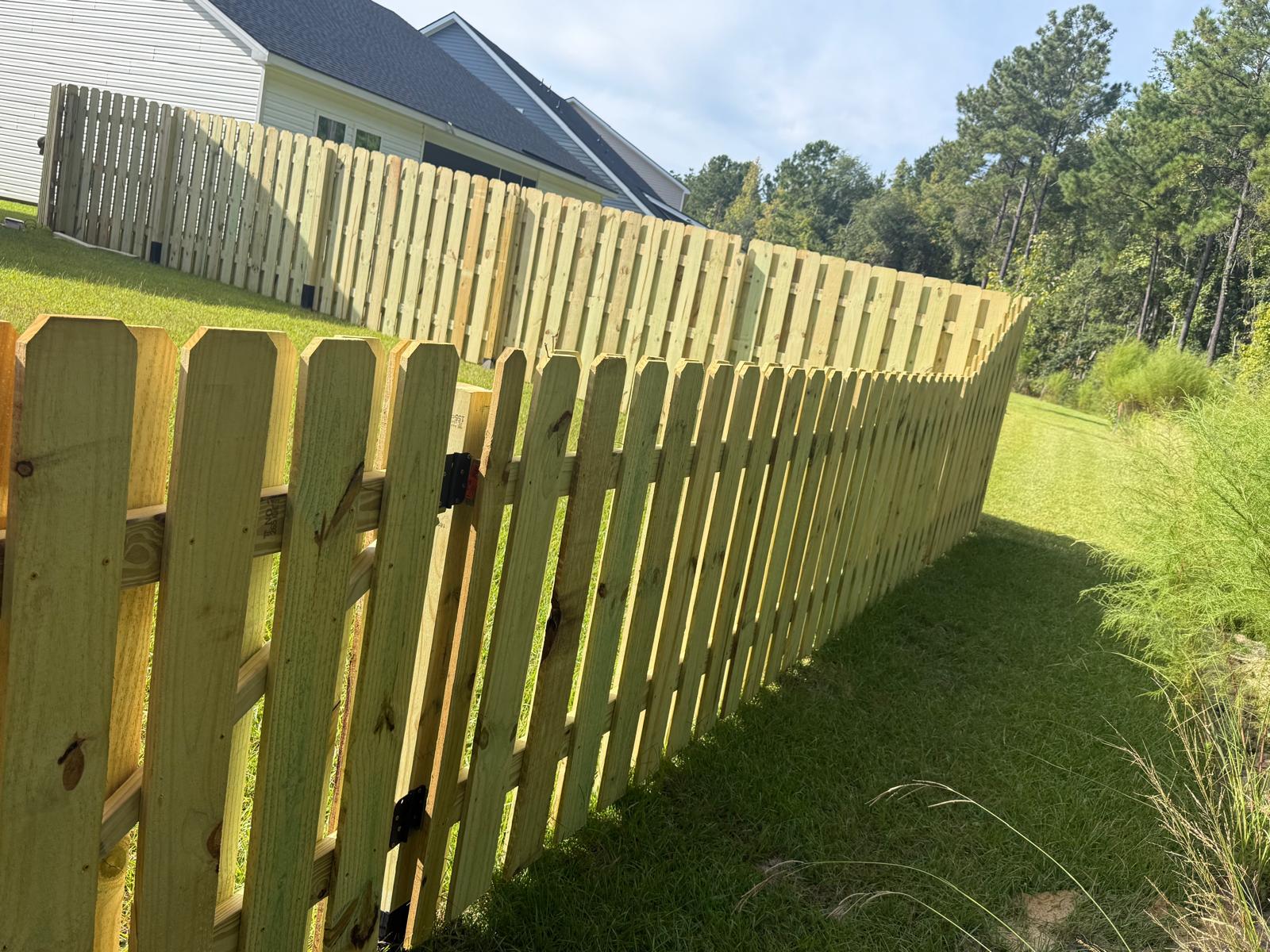Fence installation