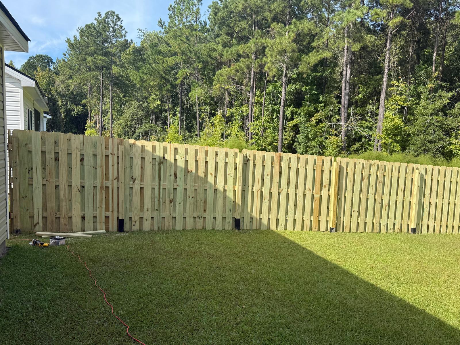 Fence installation