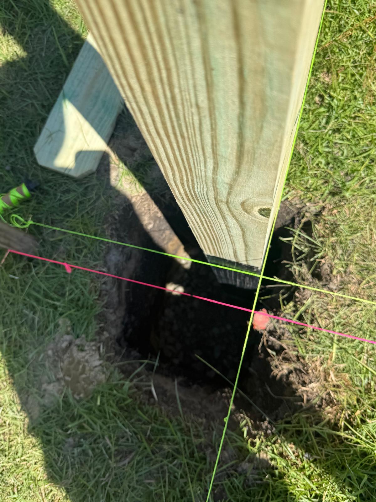 Fence installation
