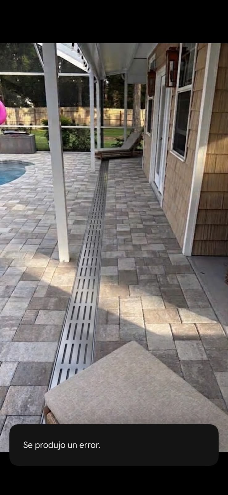Paver patio installation