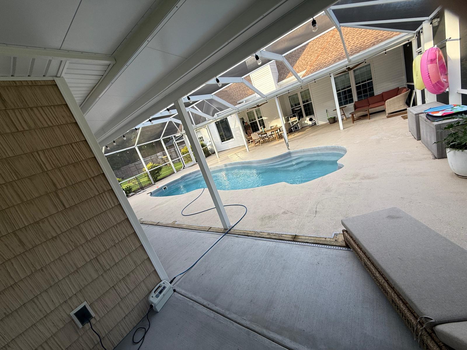 Paver patio installation