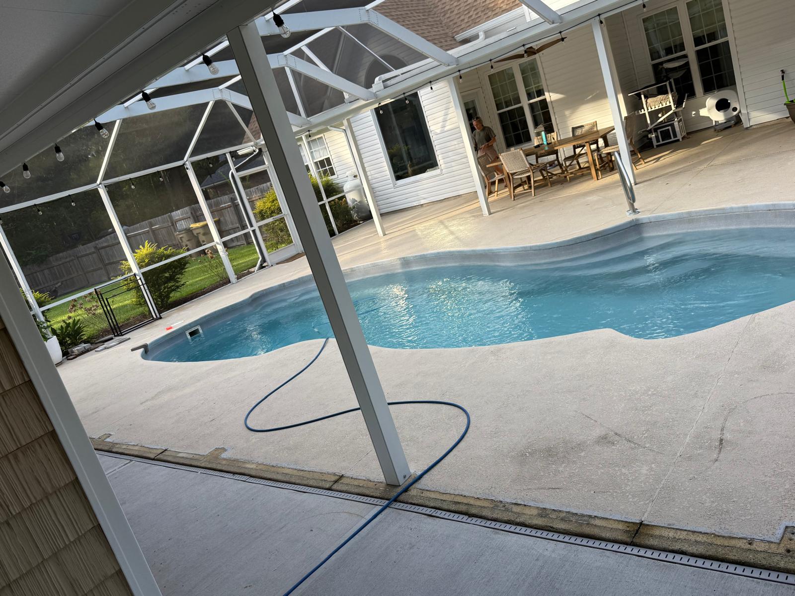 Paver patio installation