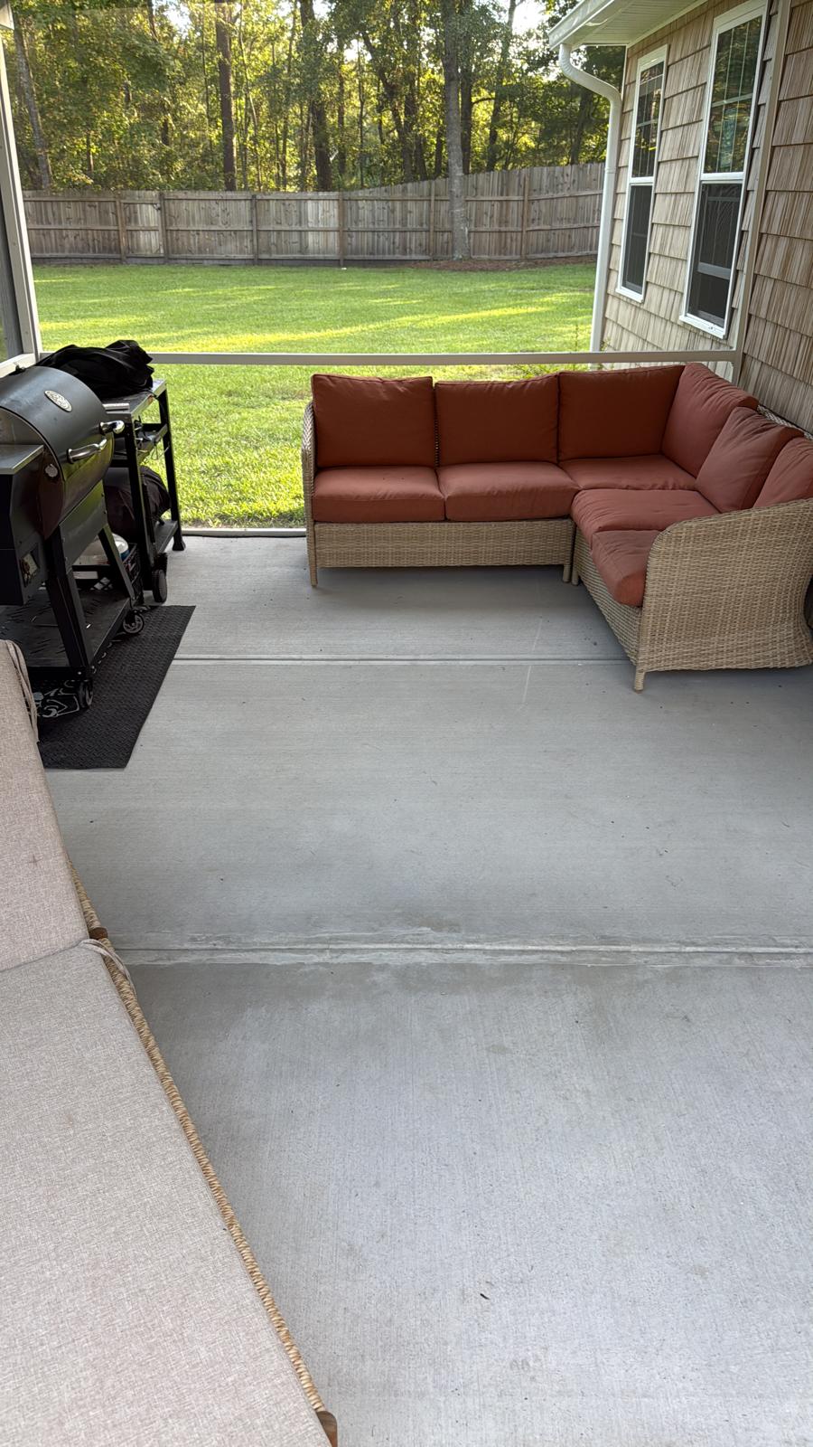 Paver patio installation