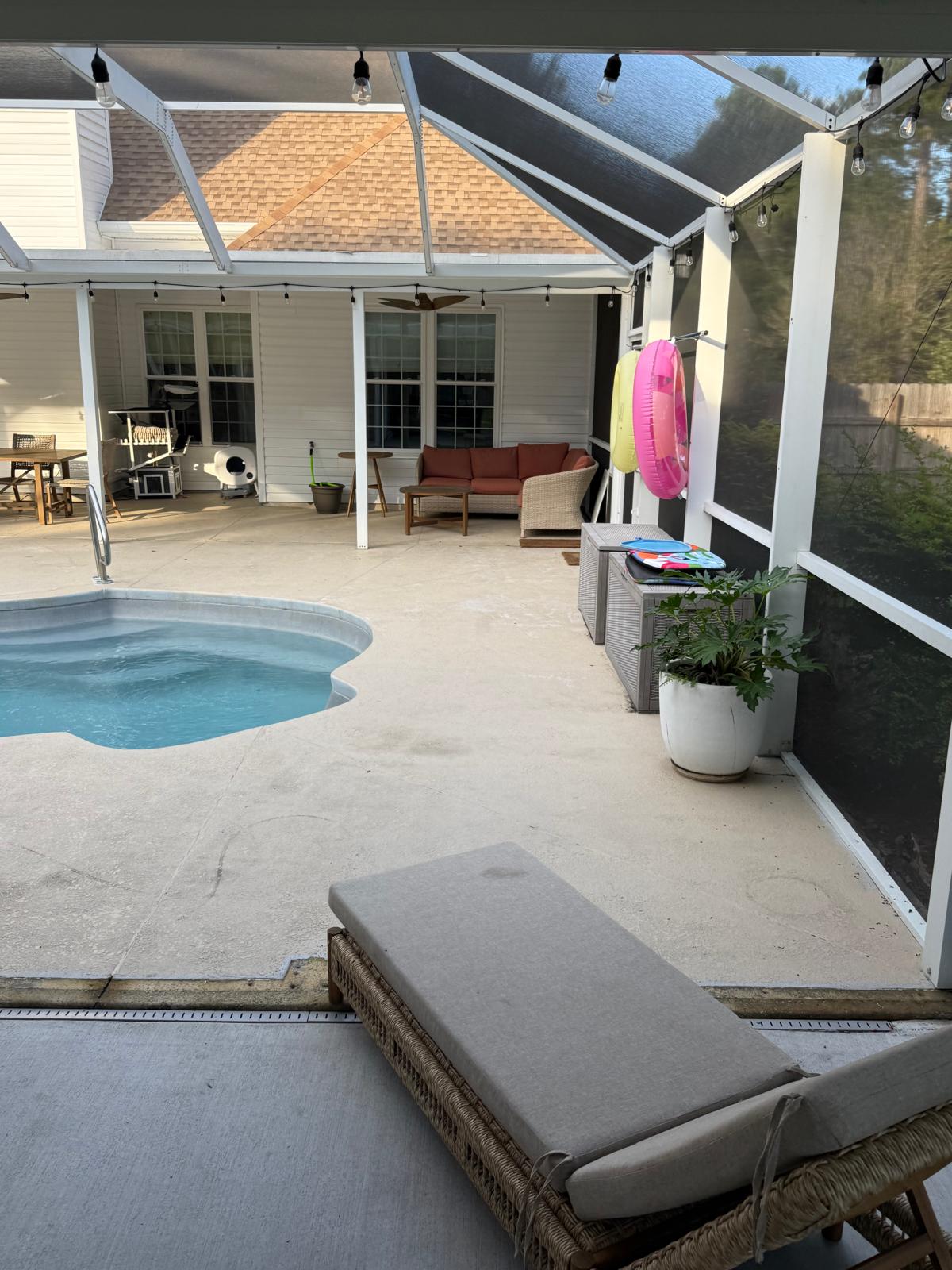 Paver patio installation