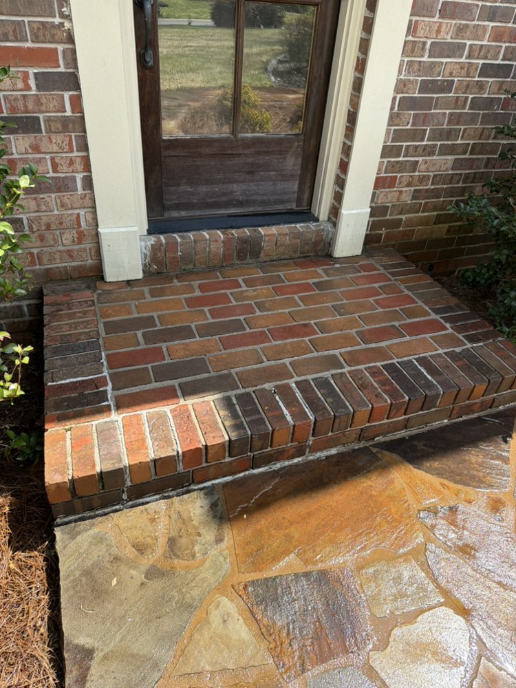 Pressure washing project