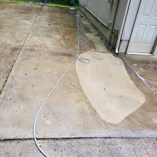Pressure washing project