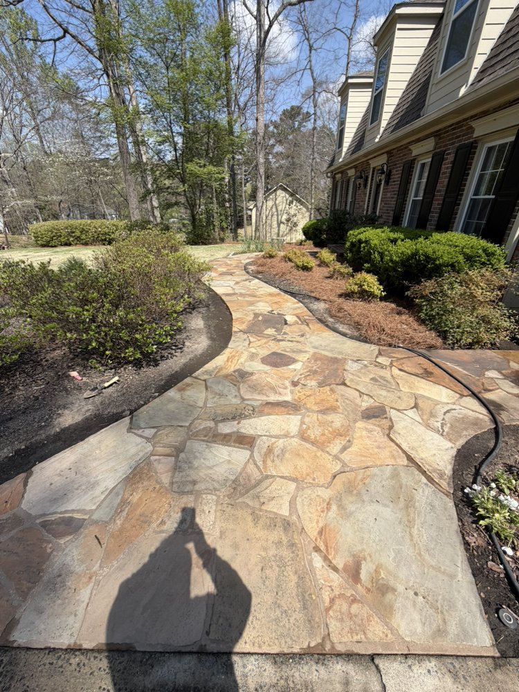 Pressure washing project