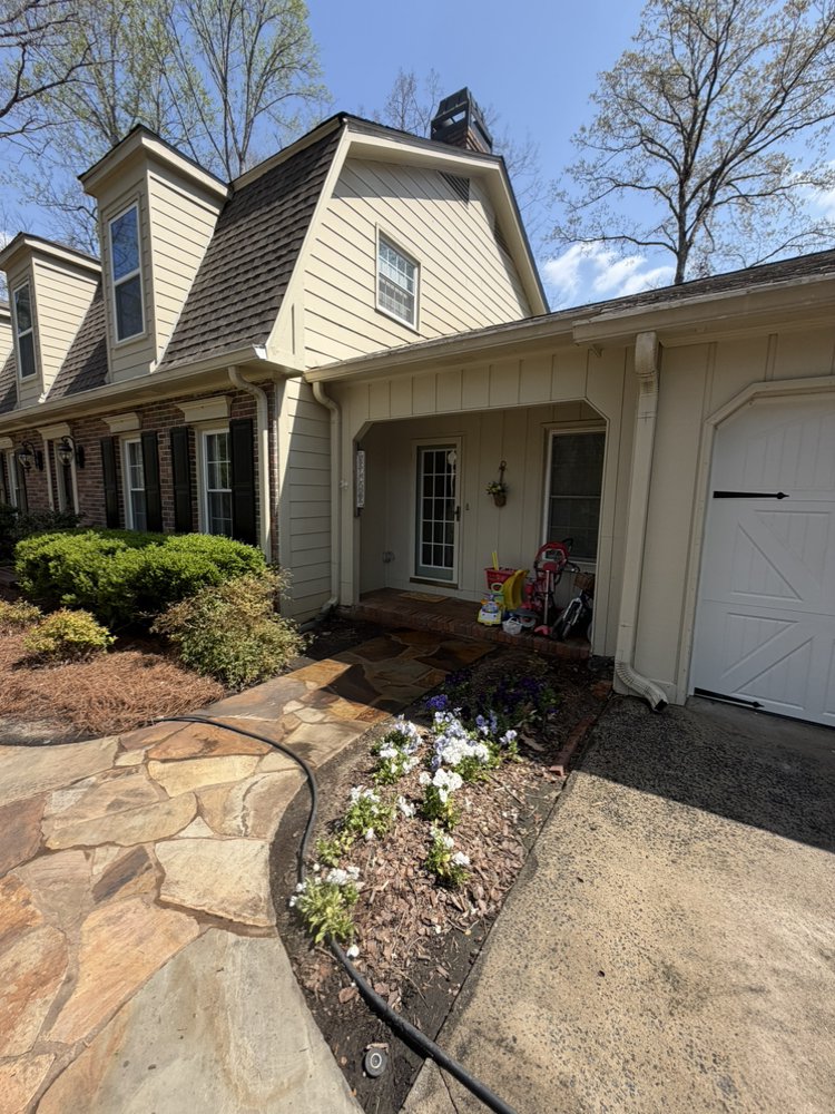 Pressure washing project