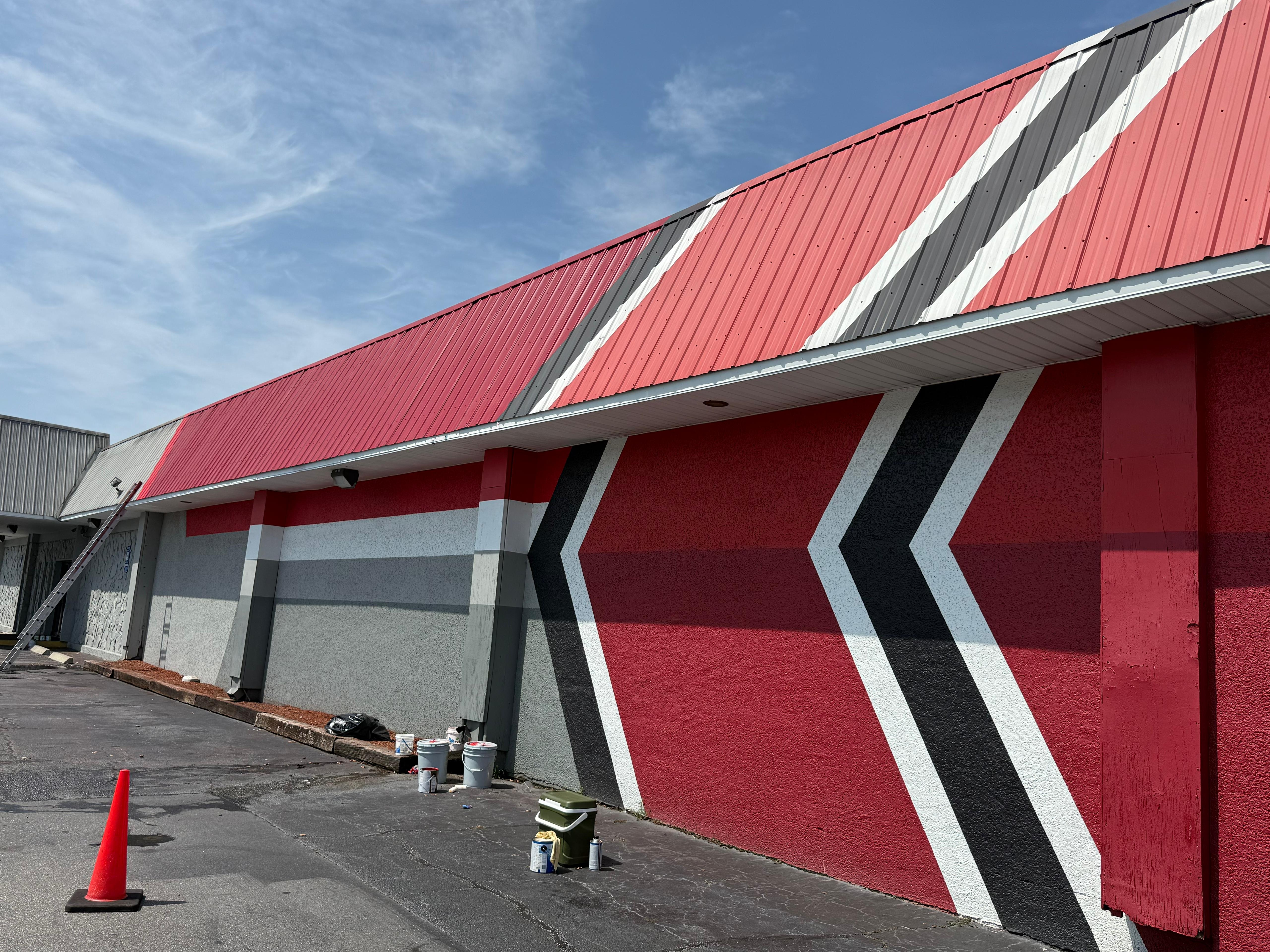 Commercial painting project