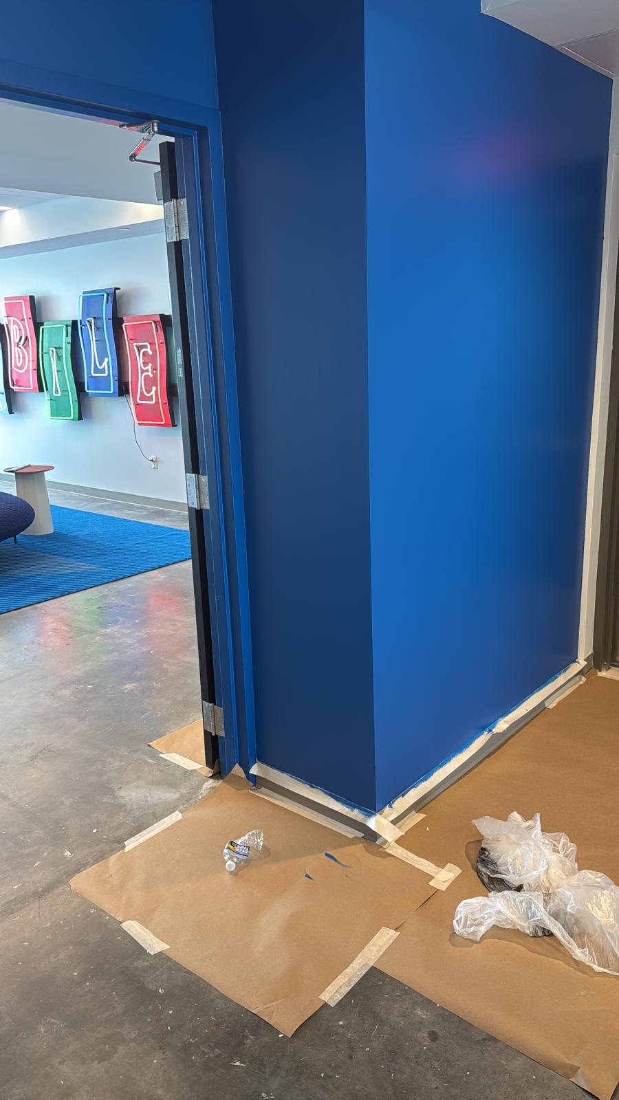 Commercial painting project