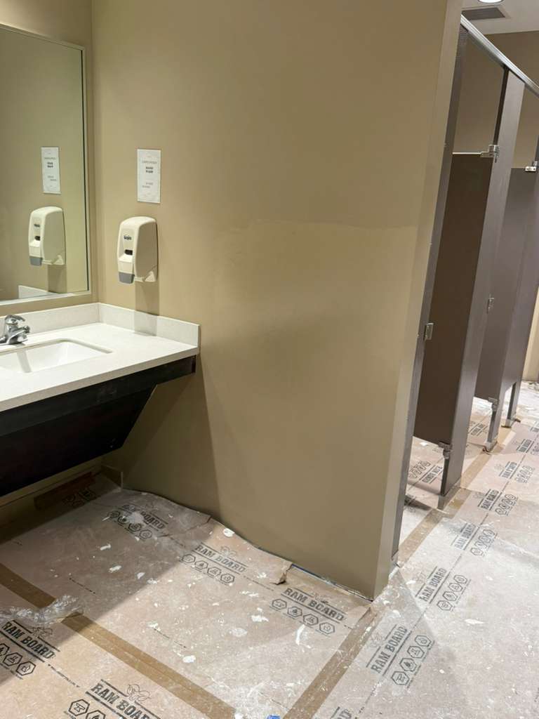 Commercial painting project