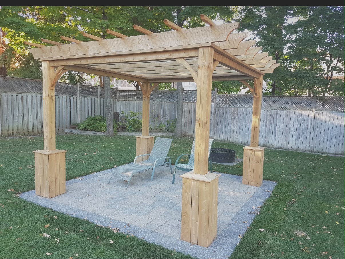 Pergola installation project