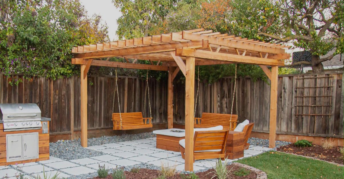 Pergola installation project