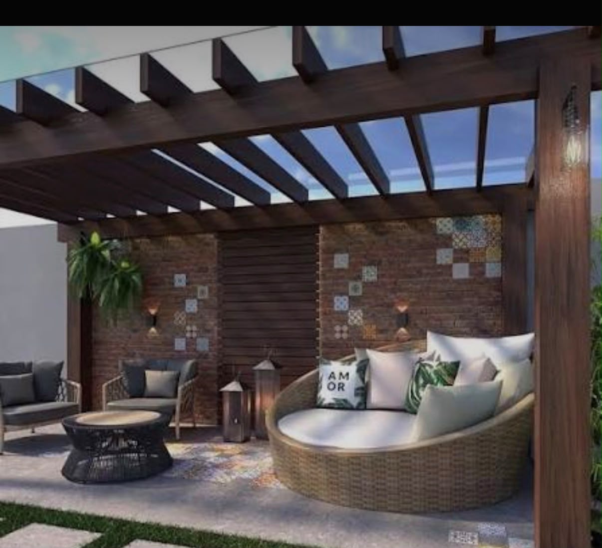Pergola installation project